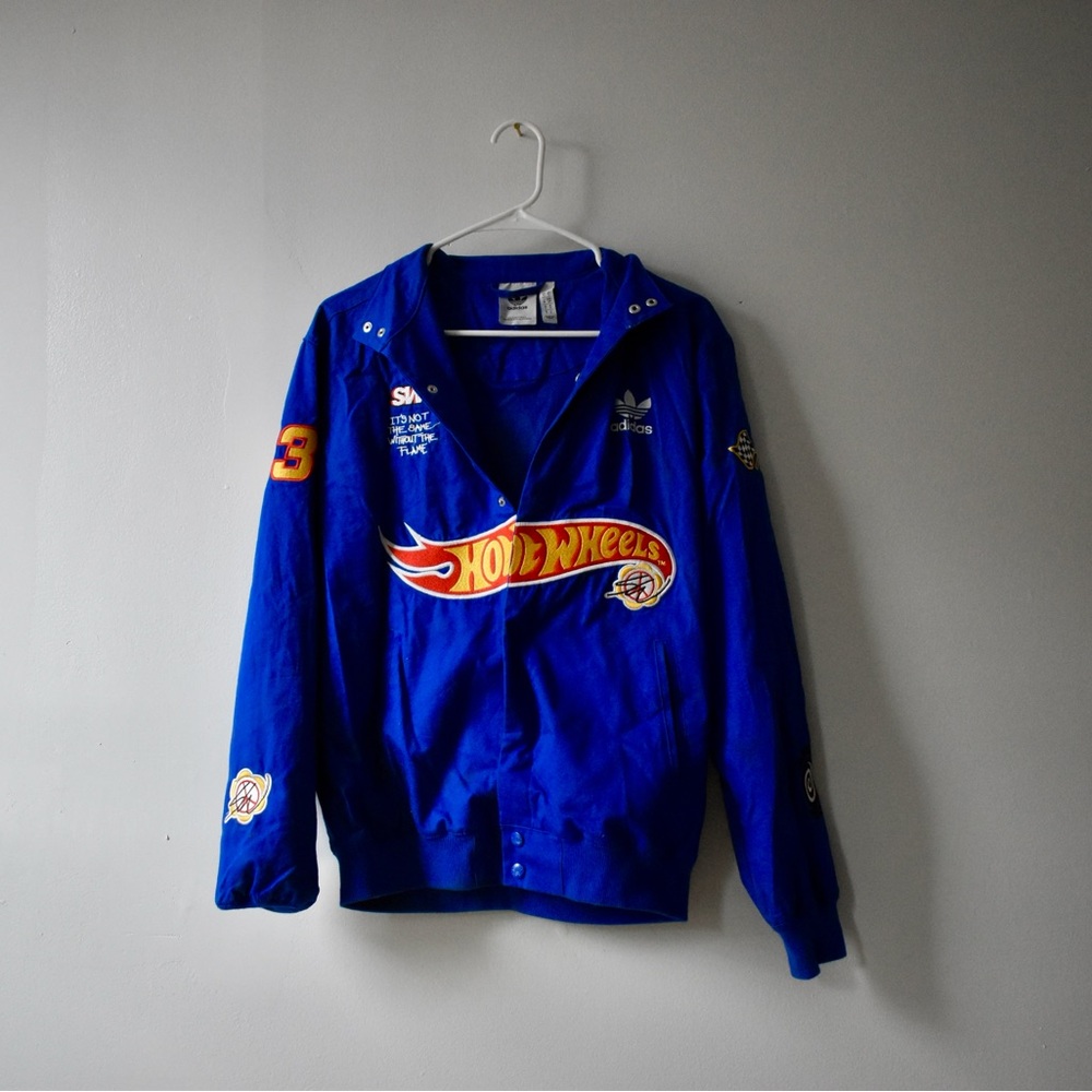 Hot Wheels x Sean Wotherspoon x Adidas blue jacket